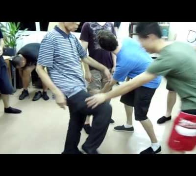 Wing Chun kicking power produced by the center of mass
